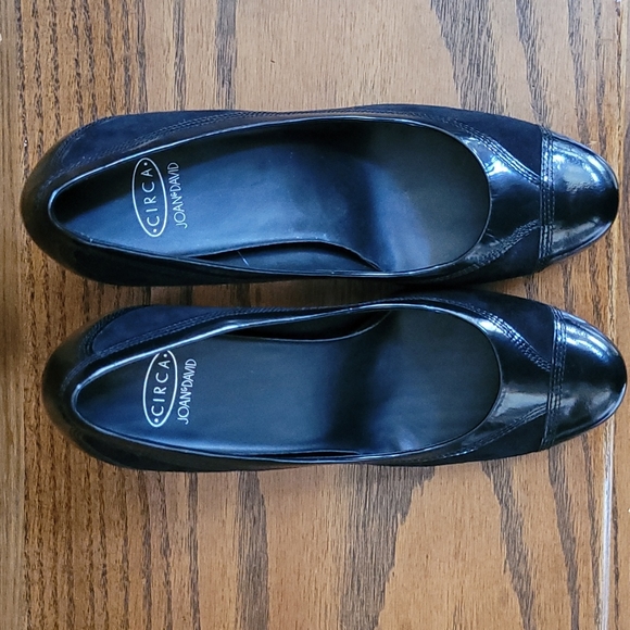 Circa Joan & David Suede and Leather Pumps - Picture 6 of 8